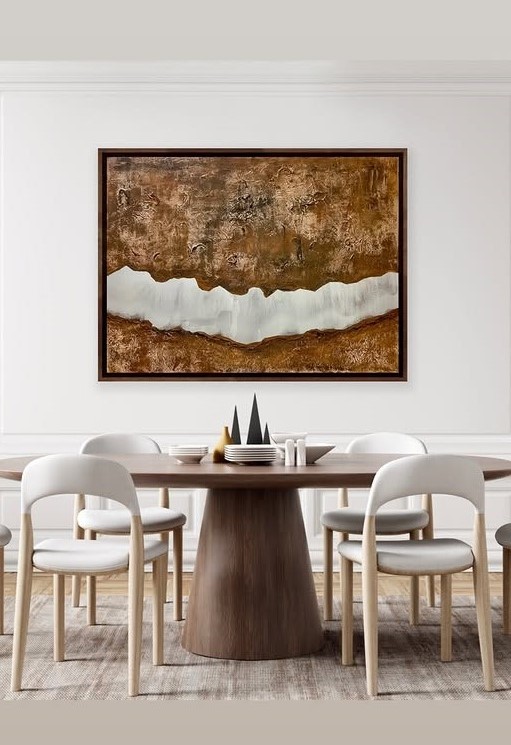 Textured wall decor with a layer of epoxy resin. Available now. #WallArt #Epo…